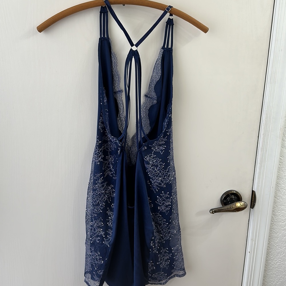Vintage Victoria’s Secret blue lace nighty large
